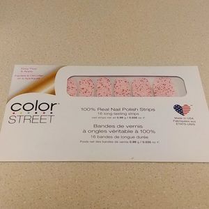Color Street. Pink Warrior nail polish strips. 16 long-lasting strips.